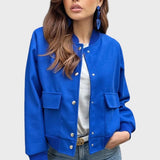 Rosaura™ - Casaco bomber simples