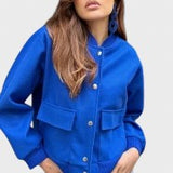 Rosaura™ - Casaco bomber simples