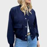 Rosaura™ - Casaco bomber simples