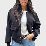 Rosaura™ - Casaco bomber simples