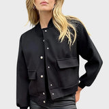 Rosaura™ - Casaco bomber simples