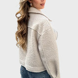 Lourença™ - Casaco teddy bomber