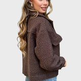 Lourença™ - Casaco teddy bomber