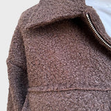Lourença™ - Casaco teddy bomber