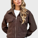 Lourença™ - Casaco teddy bomber