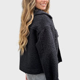 Lourença™ - Casaco teddy bomber