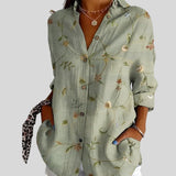 Claudia™ - Blusa suave com cobertura elegante