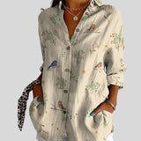 Claudia™ - Blusa suave com cobertura elegante