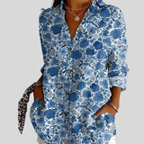 Claudia™ - Blusa suave com cobertura elegante