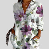 Claudia™ - Blusa suave com cobertura elegante