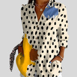 Claudia™ - Blusa suave com cobertura elegante