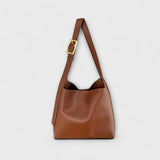 Madalena™ - Mala de Ombro Hobo em Pele Lisa