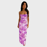 Rafaela™ - Vestido com Padrão Floral Romântico