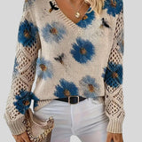 Ingride™ - Camisola elegante com padrão floral