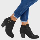 Gracinda™ - Botas ortopédicas de couro