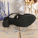 Savannah – Geometric Cut-Out Sandals