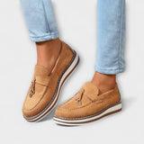 Ermesinda™ - Mocassins casuais com biqueira redonda