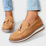 Ermesinda™ - Mocassins casuais com biqueira redonda