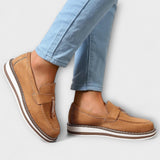 Ermesinda™ - Mocassins casuais com biqueira redonda