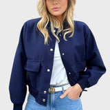 Rosaura™ - Casaco bomber simples