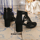 Savannah – Geometric Cut-Out Sandals