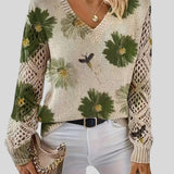 Ingride™ - Camisola elegante com padrão floral