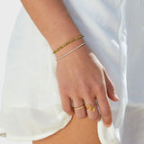 Crisalda™ - Anel Onda Dorada