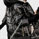 Concha™ - Casaco com capuz e acolchoado