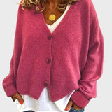 Ludovina™ - Cardigan simples e macio