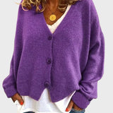 Ludovina™ - Cardigan simples e macio