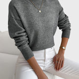 Luana™ - Camisola de malha de gola alta