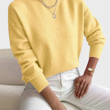Luana™ - Camisola de malha de gola alta