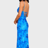 Rafaela™ - Vestido com Padrão Floral Romântico