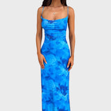 Rafaela™ - Vestido com Padrão Floral Romântico