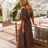 STELLA™ | DAS LEOPARDEN-MAXIKLEID