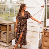 STELLA™ | DAS LEOPARDEN-MAXIKLEID