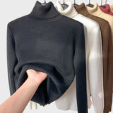 Lísia™ - Camisola de malha polar de inverno