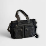 Leonor™ - Mala Tote Funcional em Veludo Cotelê