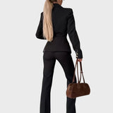 Leontina™ - Conjunto de fato de duas peças elegante